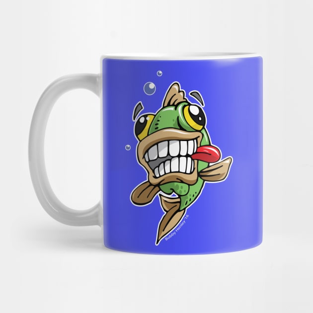 Big Mouth Bass by Illustratorator